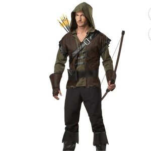 Robin Hood Men Halloween Costume Size Medium 40-42 Brand New